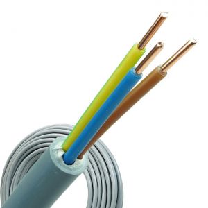 YMVK 3x2,5mm2 kabel voor binnen of buis per meter